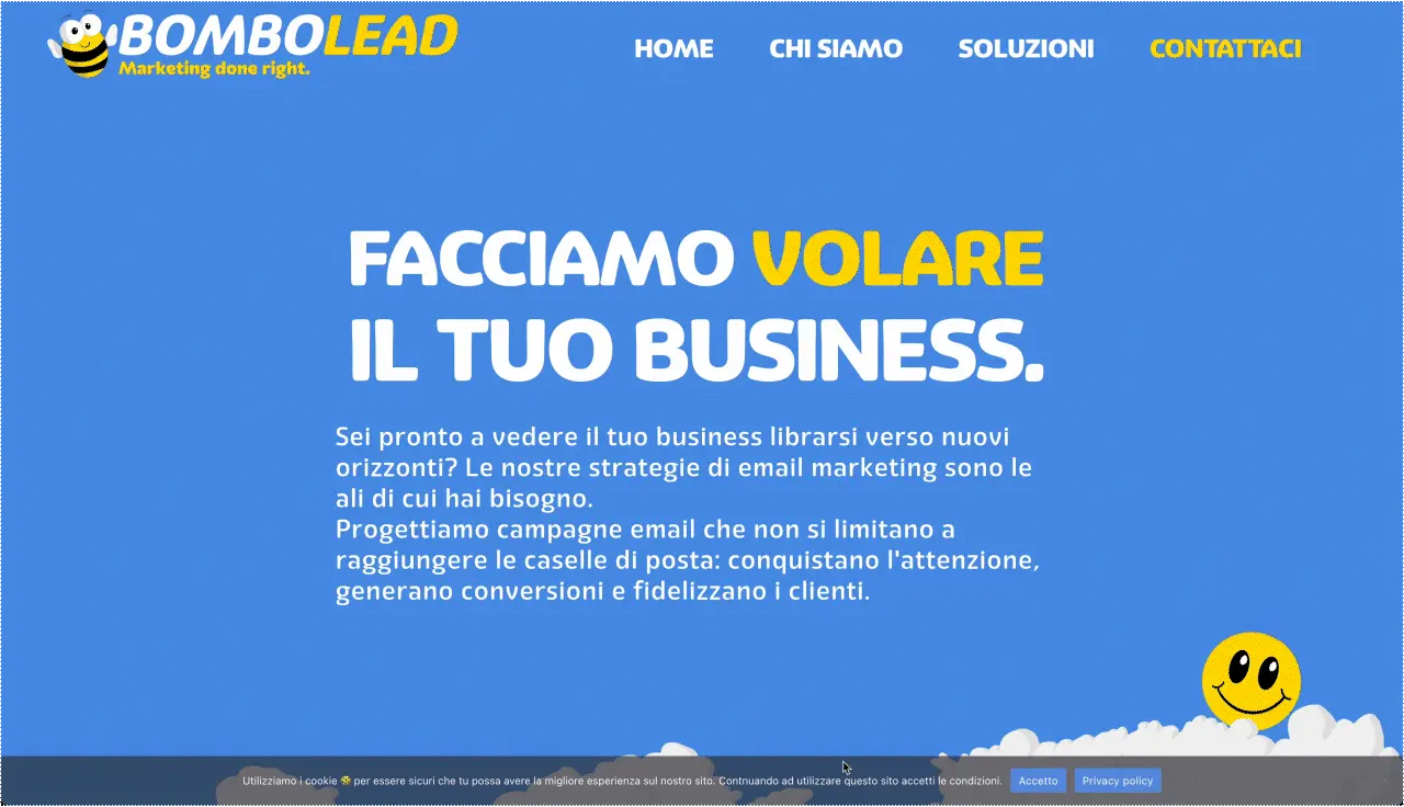 Bombolead — Landing page lead generation